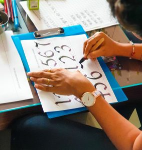 Calligraphy with Popsicle